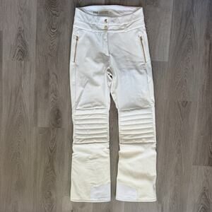 Helly Hansen Women’s Avanti Stretch Ski Pants Size M Snow/White Gold Zipper